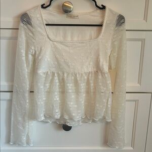 Frankee & Skylarr Cream Top